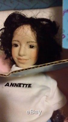 Rare Doll Annette Funicello Doll Convention De Madame Alexander Disney Doll & Bear. Nrfb