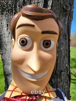 Rare Énorme Disney Woody Lifesize En Peluche Doll 4ft Toy Story 2 Jumbo Peluche 48in