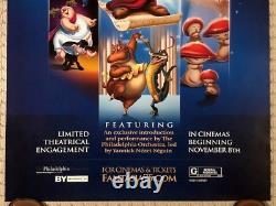 Rare Orig Disney Fantasia 2015 Réédition (75e) Affiche De Théâtre De La Monnaie Ds