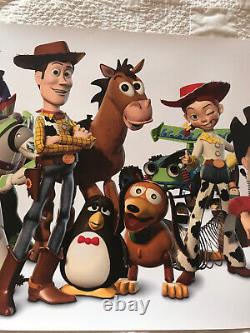 Rare Pixar/disney Studios Animation Toy Story 2 1999 Affiche Des Actionnaires