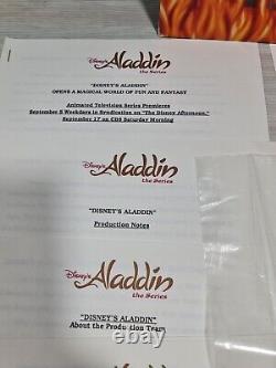 Rare Promo Disney Aladdin 1992 Série Tv Dossier De Presse