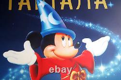 Rare Walt Disney's Fantasia Original Video Store Light Box Affiche De Film