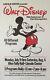 Rarissime Originale Walt Disney Film Cinquantième Rétrospective 1973 Poster