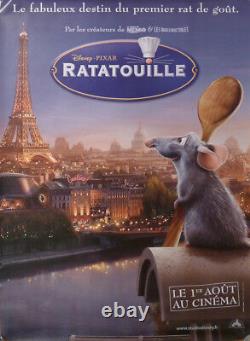 Ratatouille / Disney Eiffel Tower Paris Cook Original Français Movie Poster