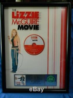 Riaa Certifié Platinum Award Sales Walt Disney Records Le Lizzie Mcguire Film
