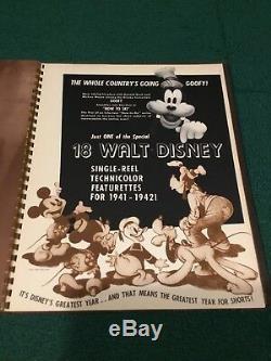 Rko Radio Pictures Annuaire Originale 1941-1942 Affiche Disney Fantasia