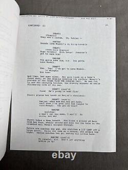 Scénario de production annoté à la main du Livre de la Jungle II d'animation de Walt Disney.
