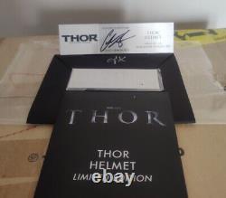 Signé Efx Thor Casque 11 Edition Limitée Hemsworth Marvel Avengers 250 Ww