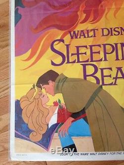 Sleeping Beauty Affiche Originale De Film Une Feuille 1970 Disney