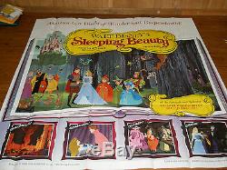 Sleeping Beauty (r1970) Affiche Du Film Original Feuille Disney 6 (77x77) # R70 / 124