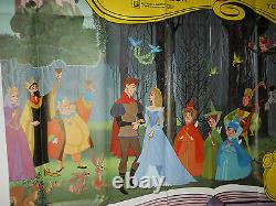 Sleeping Beauty (r1970) Affiche Originale Disney 6 Feuilles De Film (77x77) #r70/124