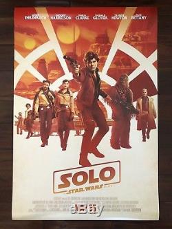 Solo A Star Wars Histoire Original Ds 27x40 Seven (7) Ensemble D'affiches De Cinéma Disney Dmr