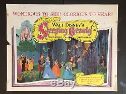 Sommeil Beauté Demi-feuille Original Walt Disney 1959