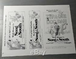 Song Of The Disney Sud Communiqué De Presse Complet, Livre A Partir De 1946 Plus More L @@ K