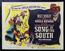 Song Of The South Affiche Du Film Original Rare Disney Hall Carte Ensemble De 8 1956r