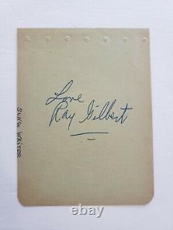 Song Of The South Walt Disney Movie 1956 Carte De Lobby Ray Gilbert Autograph Coa