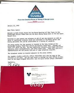 Star Tours Walt Disney World Release Press Kit 1989/1990 Star Wars Promotion