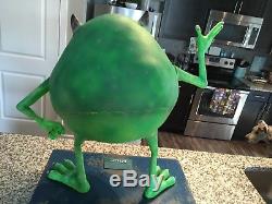 Taille De La Vie Disney Pixar Monsters Inc Statue Pleine Grandeur Mike Wazowski Rare Prop