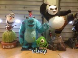 Taille De Vie Disney Pixar Monsters Inc Sulley, Mike Et Boo 11 Props Pleine Taille