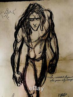 Tarzan Originale 1999 Affiche Du Film D'animation Disney Autographié & Menthe