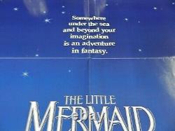 The Little Mermaid 1989 Affiche De Cinéma Originale De Disney, Numérotée, Double Face