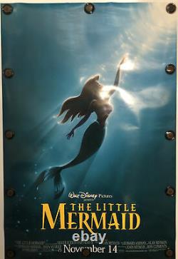 The Little Mermaid Original 27x40 Ds/rolled Movie Poster Walt Disney