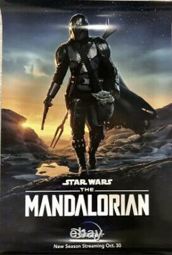The Mandalorian Saison 2 Poster 27x40 Original Us Double Dealse One Sheet Disney+