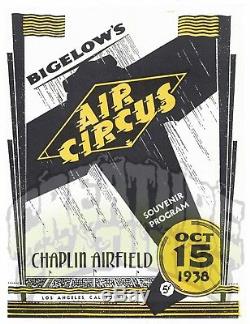 The Rocketeer 1991 Original Programme De Souvenir Prop Air Bigelow's Air Circus Disney