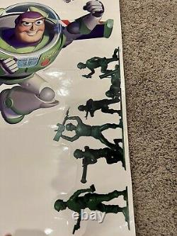 Toy Story 1994 Disney Window Advertising Film Theater (2) Sticker Page Lot Rare