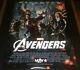 Très Rare Original The Avengers Advance Movie Poster Double Sided Marvel Disney