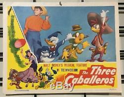 Trois Caballeros Hall Carte Set Originale 1945 Donald Duck Disney Plus