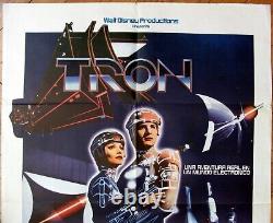 Tron 1sh Film Poster Argentina 1982 Walt Disney Sci-fi Jeff Bridges