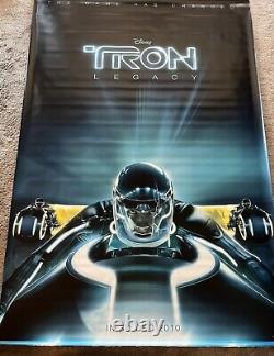 Tron Legacy (2010) Bannière 6x9 Ft Poster Rare Disney Original