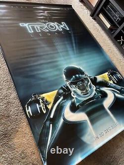 Tron Legacy (2010) Bannière 6x9 Ft Poster Rare Disney Original