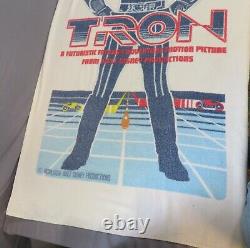 Tron The Movie Beach Towel Vintage Walt Disney 1982 Collector Sci-fi 80's Rare