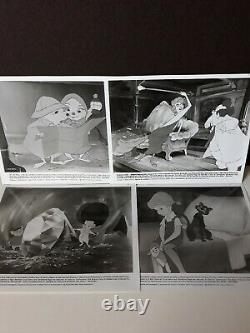 Vintage 1977 Disney Film The Rescuers Press Promo Info Kit Avec 10 Photos B & W