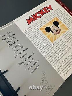 Vintage 1996 Disney Standard Character Guide Guide De Style Guide Des Années 90 Mickey Donald