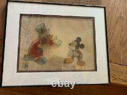 Vintage Cadre Disney Original Peint À La Main Film Cell Avec La Livraison Gratuite