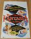 Vintage Disney Fantasia Affiche 1 Feuille Buena Vista 1956 Relibération Stokowski