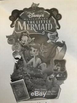 Vintage Disney Petite Sirène Full Movie Afficher 90s Standee Video Store Vhs