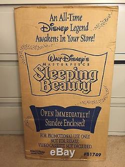 Vintage Disney Store Afficher Standee Sleeping Beauty B1749