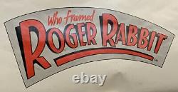 Vintage Qui A Encadré Roger Rabbit Taille De Vie Jessica Rabbit Poster 75x26 Rare