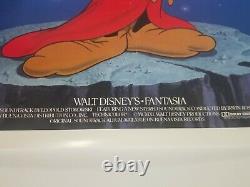 Vintage Walt Disney’s Fantasia (1940) 1982 Rerelease One Sheet Movie Affiche