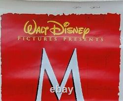 Vintage-mulan 1998 Authentic Disney Studio Print Page Window Cling Sticker Rare
