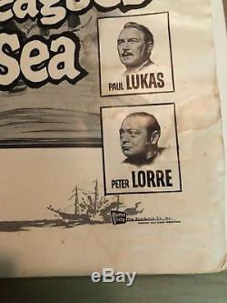 Walt Disney 20 000 Ligues Sous La Mer 1954 Pressbook Uncut Complete Rare