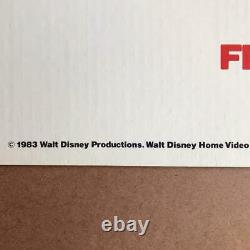 Walt Disney All-star Animation Video Store Standee Cib 1983 Vtg Promo Lg 6x4 Ft