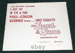 Walt Disney L'épée Dans La Pierre Originale R 1973 Set Card Hall 9