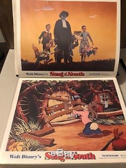 Walt Disney Song Du Sud 1980 Original U. S. Movie Lobby Card Set De 8 11x14
