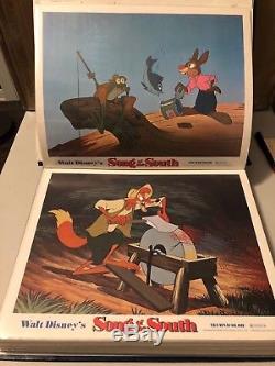 Walt Disney Song Du Sud 1980 Original U. S. Movie Lobby Card Set De 8 11x14