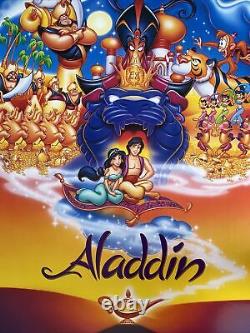 Walt Disney's Classic Aladdin 1992 Affiche De Cinéma Ds 2 Face 27x41 Us
